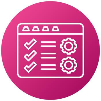 Custom Features Icon Style vector