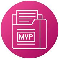 MVP Icon Style vector