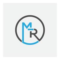 mrt logo monograma vector