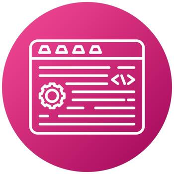 Programming Icon Style vector