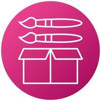 Packaging Design Icon Style vector
