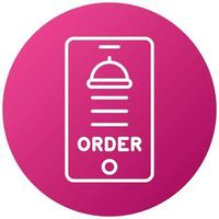 Online Order Icon Style vector