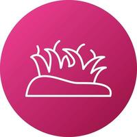 Desert Grass Icon Style vector