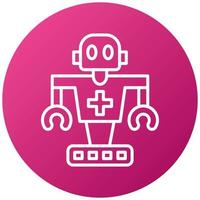Medical Robot Icon Style vector