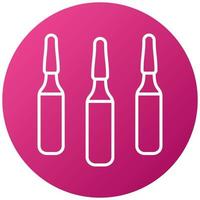 Ampoule Icon Style vector