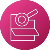 Case Study Icon Style vector