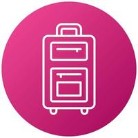 Luggage Icon Style vector