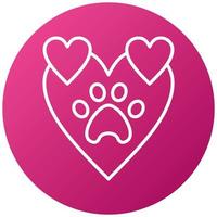 Pet Care Icon Style vector