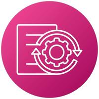Policy Deployment Icon Style vector