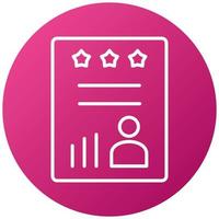 Performance Appraisal Icon Style vector