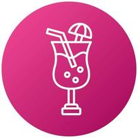 Pina Colada Icon Style vector