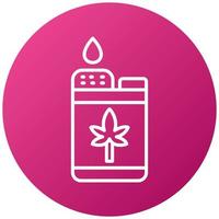 Cbd Vaping Icon Style vector