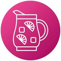 Sangria Icon Style vector