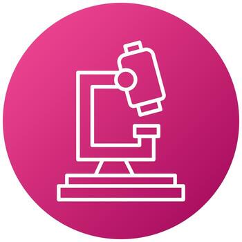 Microscope Icon Style vector