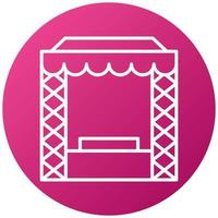 Stage Planing Icon Style vector
