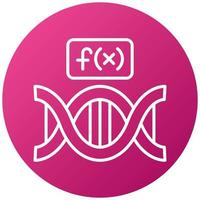 Functional Genomics Icon Style vector