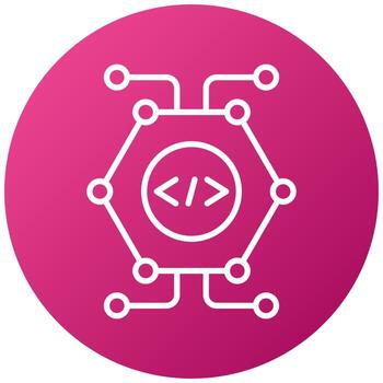 Cell Reprogramming Icon Style vector