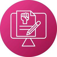 Copywriting Icon Style vector