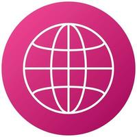 Globe Icon Style vector