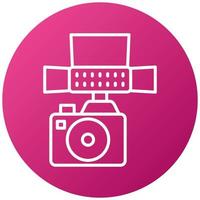 Led Camera Icon Style vector