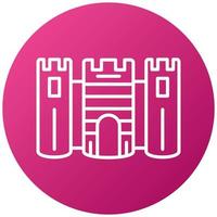 Castle Icon Style vector