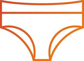 Underwear Icon Style vector
