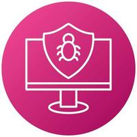 Antivirus Icon Style vector