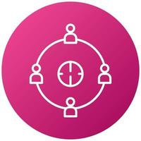 User Connection Icon Style vector