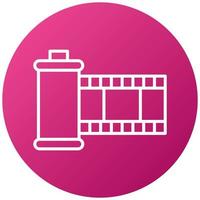 Camera Roll Icon Style vector