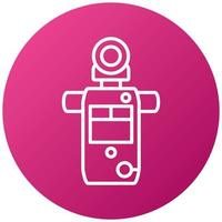 Camera Meter Icon Style vector