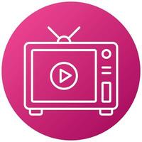 Television Icon Style vector