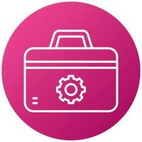 Tool Box Icon Style vector