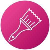 Paint Brush Icon Style vector