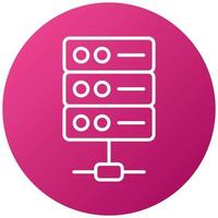 Database Icon Style vector