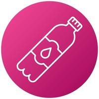 Water Bottle Icon Style vector