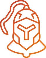 Armor Helmet Icon Style vector