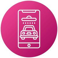 Car Wash App Icon Style vector