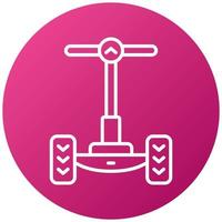 Segway Icon Style vector