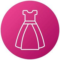 Dress Icon Style vector