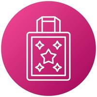 Totebag Icon Style vector