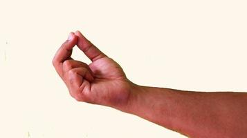 hand mudras. It includes such mudras,. Gestures is isolated on white background. photo