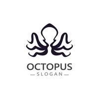 Octopus logo image design icon illustration animal vector