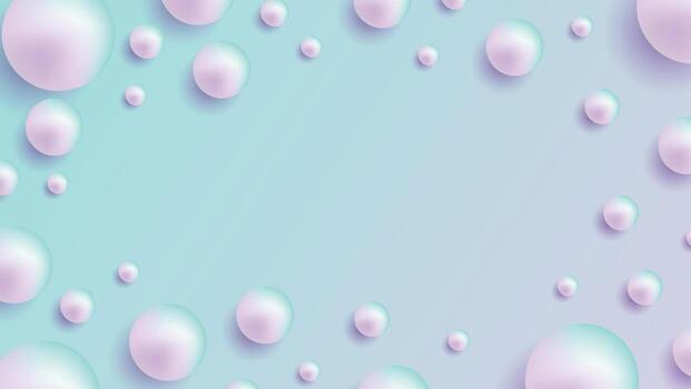 vector resumen digital antecedentes con un marco de volumétrico pelotas.