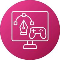 Game Design Icon Style vector