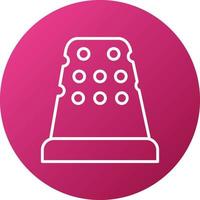 Thimble Icon Style vector