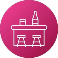 Bar Counter Icon Style vector