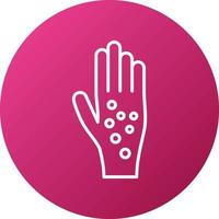 Rash Icon Style vector