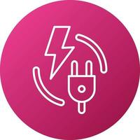 Electricity Icon Style vector