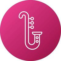 Saxophone Icon Style vector