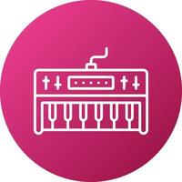 Synthesizer Icon Style vector
